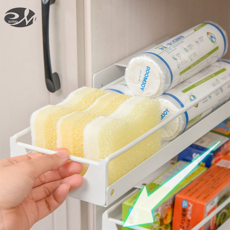 Snack Giá ngăn kéo-loại kẽ hở giá lưu trữ đường ray trượt giá chìm