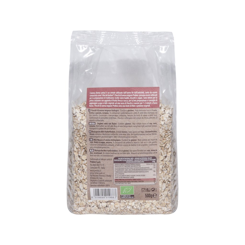 Yến mạch hữu cơ cán mỏng 500g ProBios