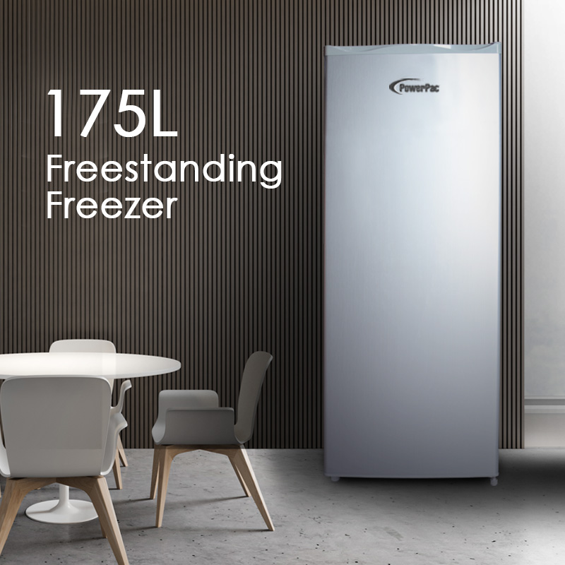 PowerPac Chest Freezer, Upright freezer, Freestanding Freezer 175L