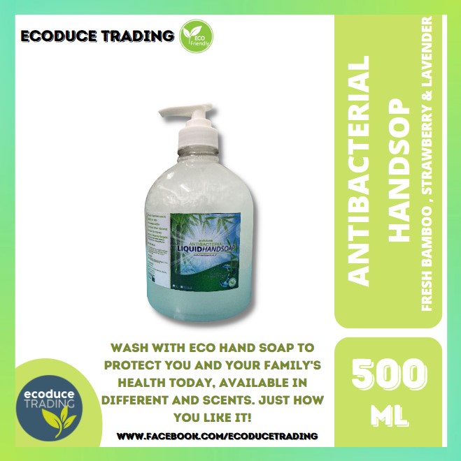 ECODUCE Liquid Hand Soap, Hand Wash Antibacterial, Natural