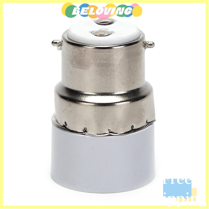 Beloving Flash Sale B22 to E14 Light Bulb Lamp Socket Base Extender Converter Adapter Holder