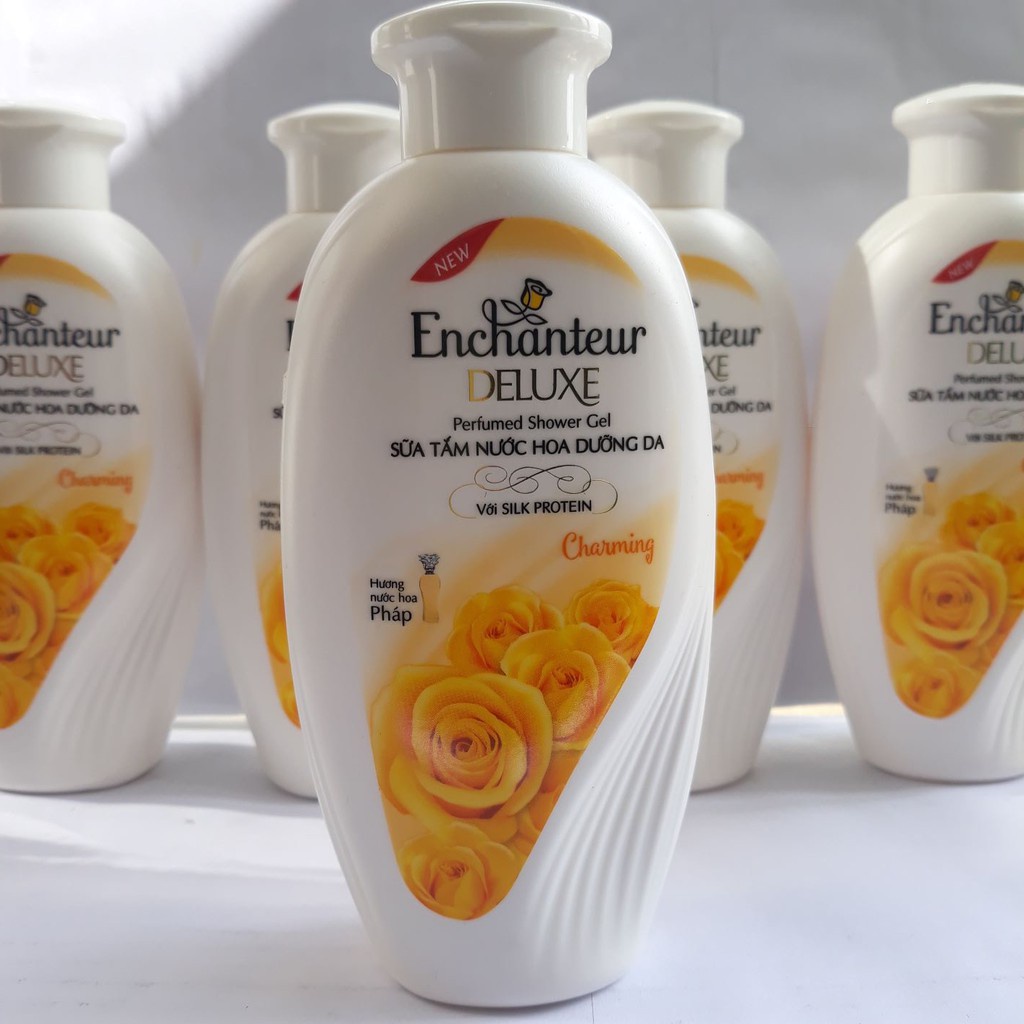 Bath Milk fragrant lasting enchanteur 650g/180g-perfume shower gel Enchanter Deluxe perfumed shower gel charming-pegastore