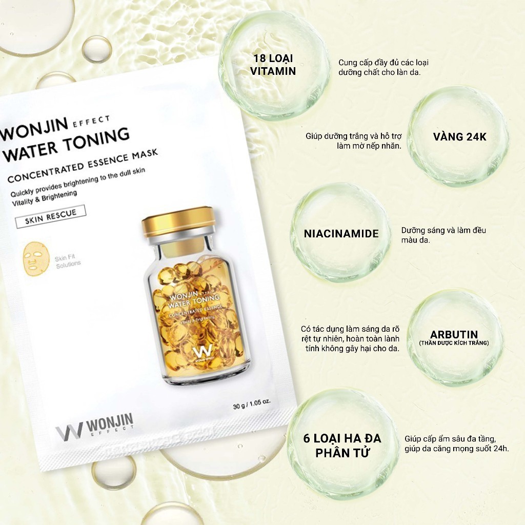 Mặt nạ WONJIN EFFECT chăm sóc da chuyên sâu  DR Wonjin 30g