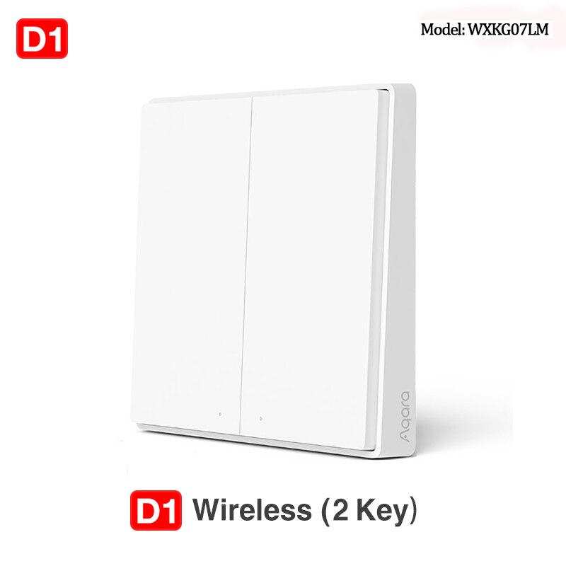 Aqara Wall Switch D1 Zigbee Smart Wireless Key Light Remote Control Fire Wire With /NO Neutral