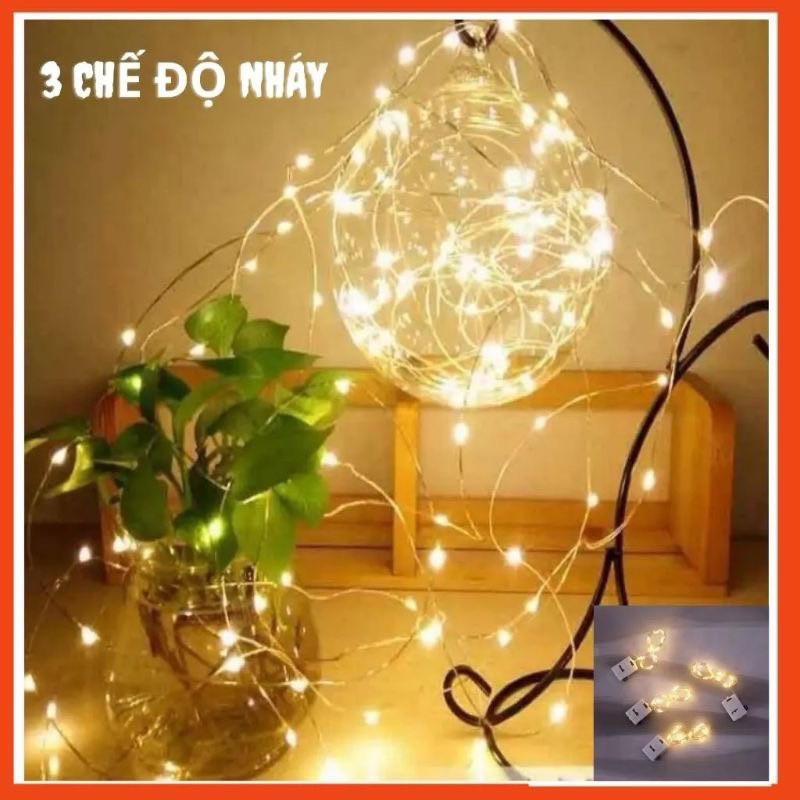 Đèn đom đóm 1m(đèn vàng)-2m(7màu) bảo châu