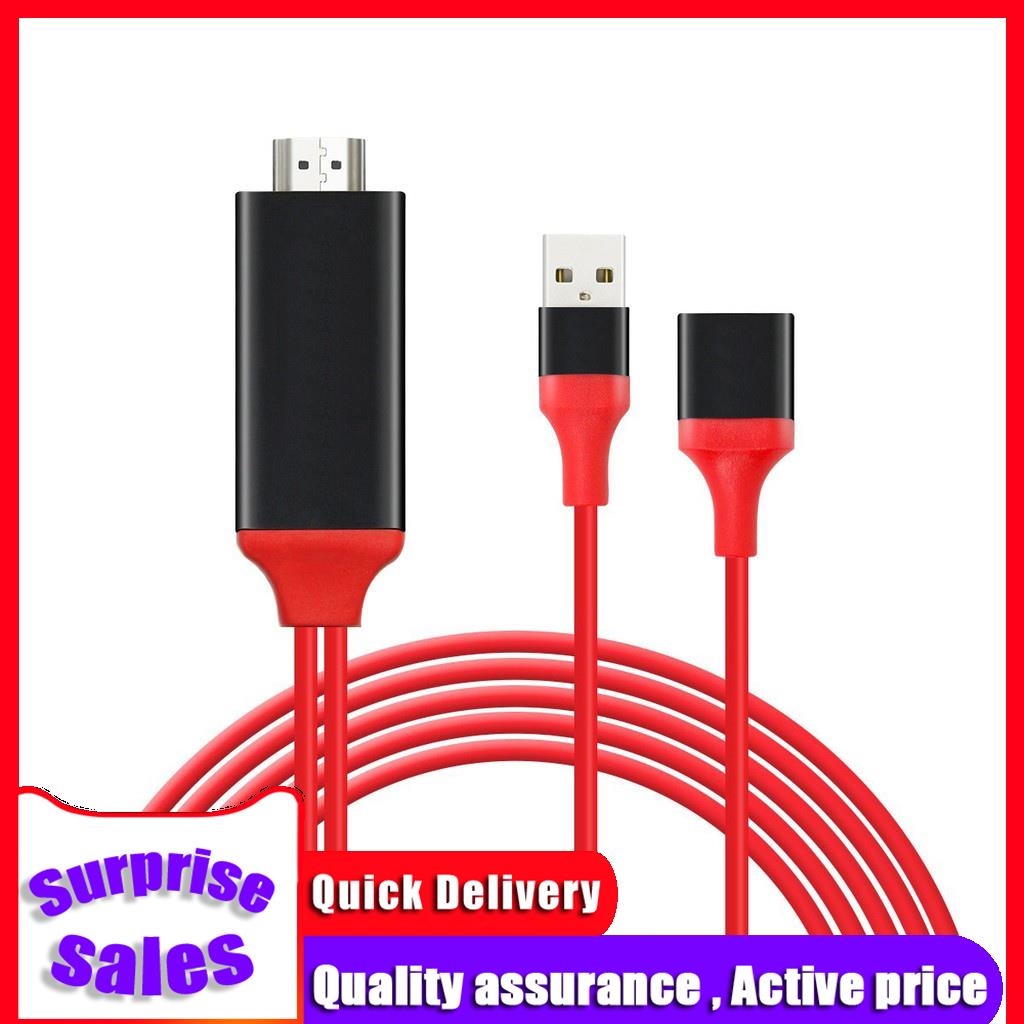 1M Phone to TV Cable Universal Cable HDMI Cable Plug Play Android Phone