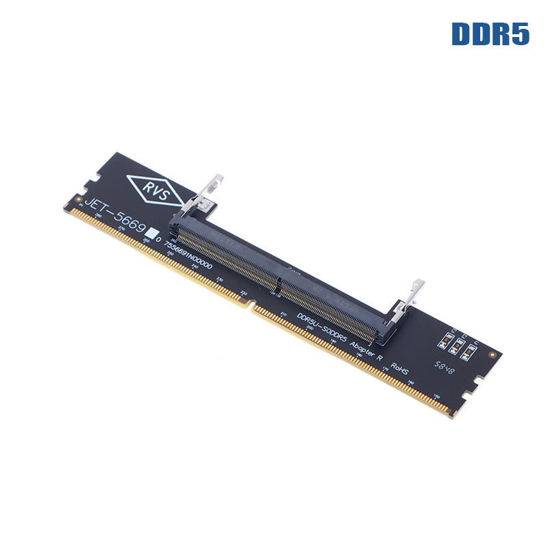 DDR3 DDR4 DDR5 Laptop SO-DIMM to Desktop Adapter Card Converter Memory RAM Connector Adapter YANLIN. 