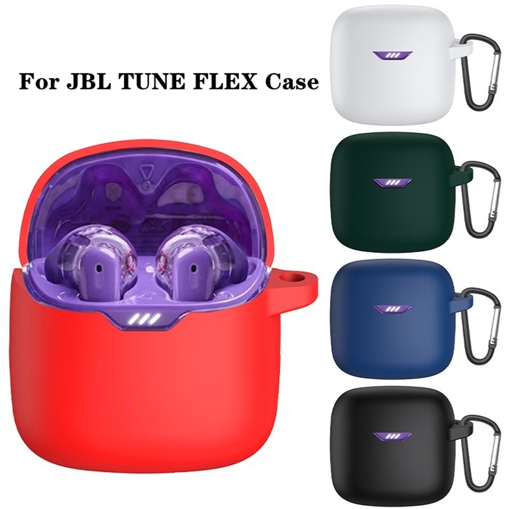 READY STOCK! For JBL TUNE FLEX Case Solid color series for JBL TUNE FLEX Casing Soft Earphone Case Cover