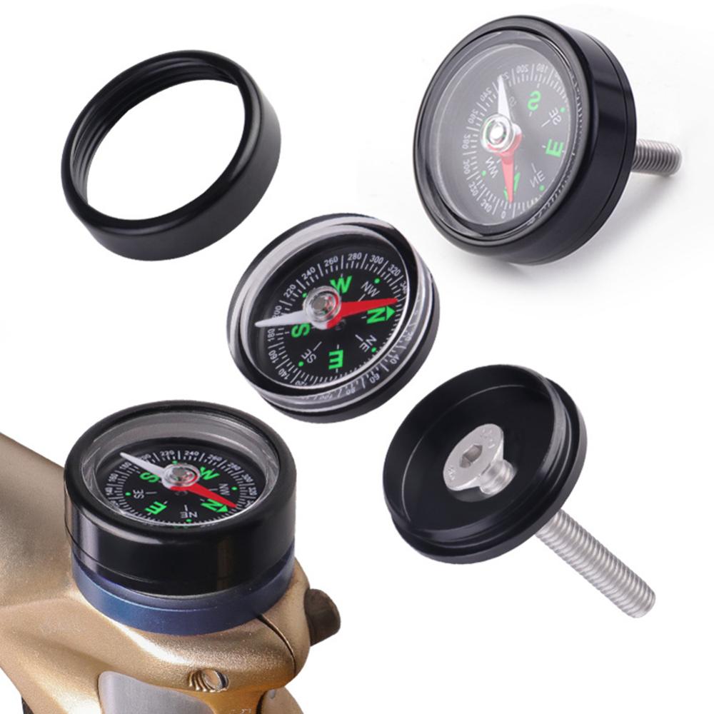Bike Compass Lightweight Hiking Compass Waterproof Motorcycle Compass Dustproof S/L Multi-Purpose for Bicycle/Motorcycle