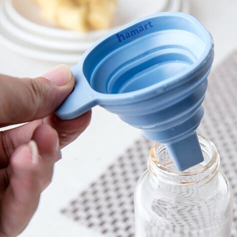 Phễu Rót Nước Phễu Silicon Xếp Gọn Tiện Lợi