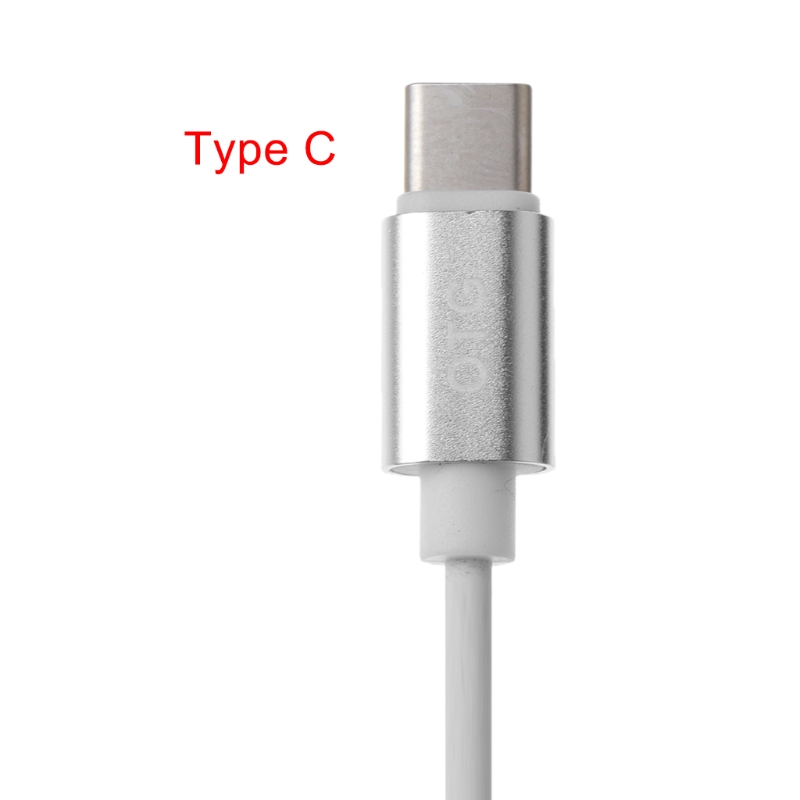Dây Cáp Chuyển Dữ Liệu Sạc OTG Đồng Bộ Hóa USB 3.1 Loại C Đầu Đực Sang Micro USB