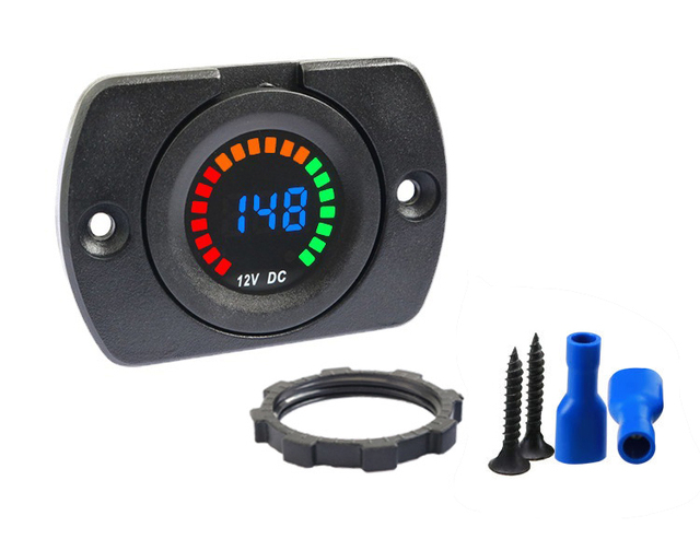 NEW%20%E3%80%90Innovative%20design%E3%80%9112v%20Dc%20Voltmeter%20Colorful%20Screen%20Led%20Digital%20Display%20Waterproof%20Volt%20Meter%20Gauge%20For%20Motorcycle%20Car%20Boat%20Yacht%20-%20Image%203