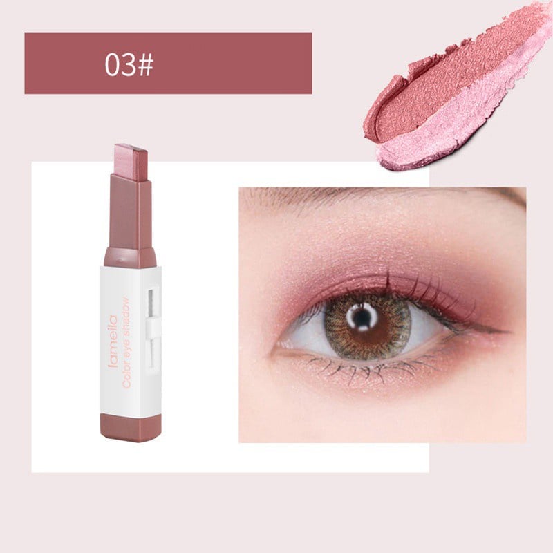 Phấn mắt dạng thỏi 2 line nhũ kim tuyến