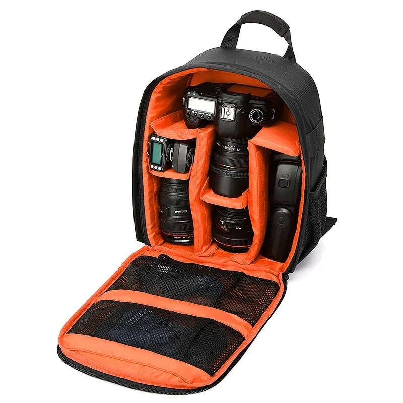Multi-Ftional Outdoor Camera Backpack Video Digital Shoulder Camera Bag Waterproof Camera Photo Bag Case For DSLR