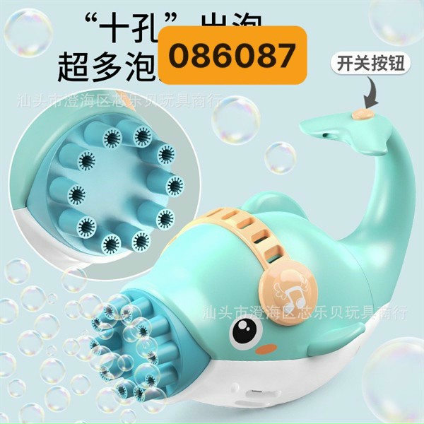 Súng cá heo thổi bong bóng xà phòng