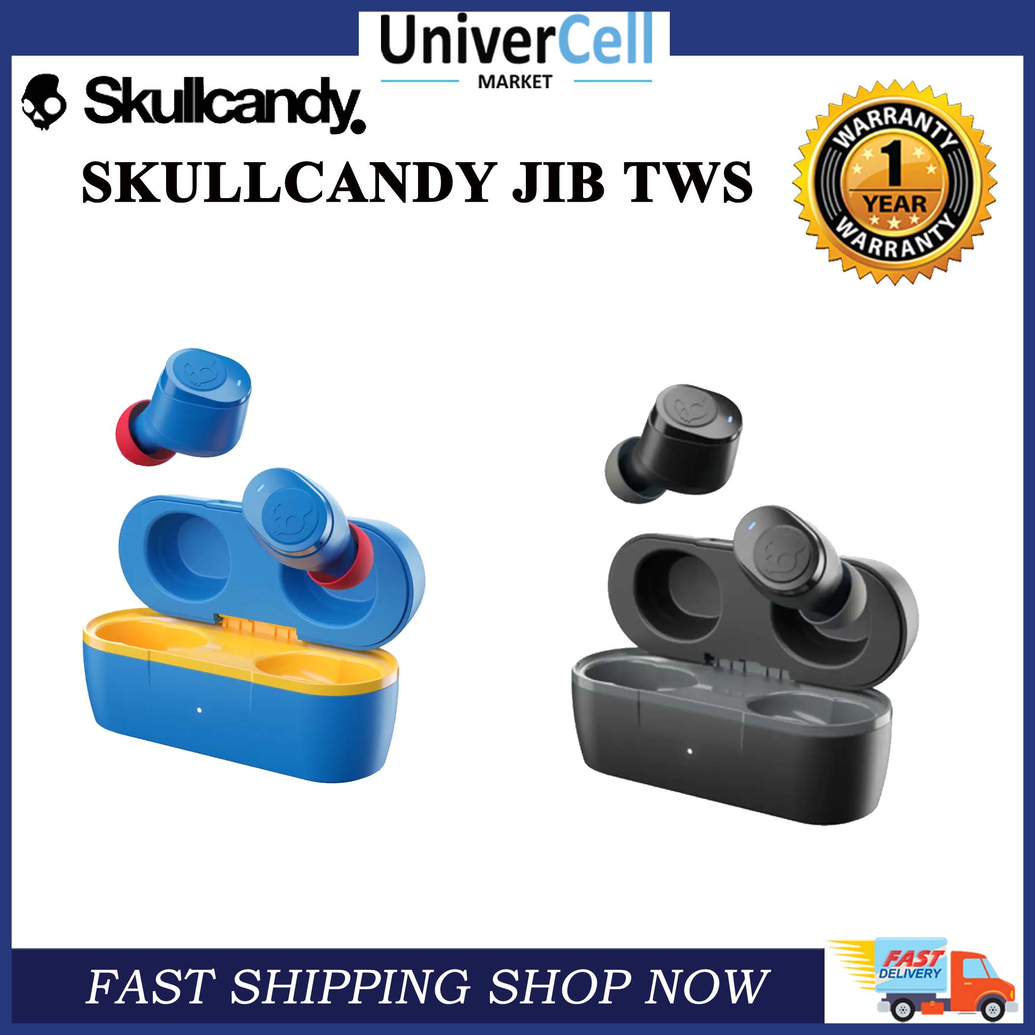 Skullcandy Jib TWS, Brand New With 1 
