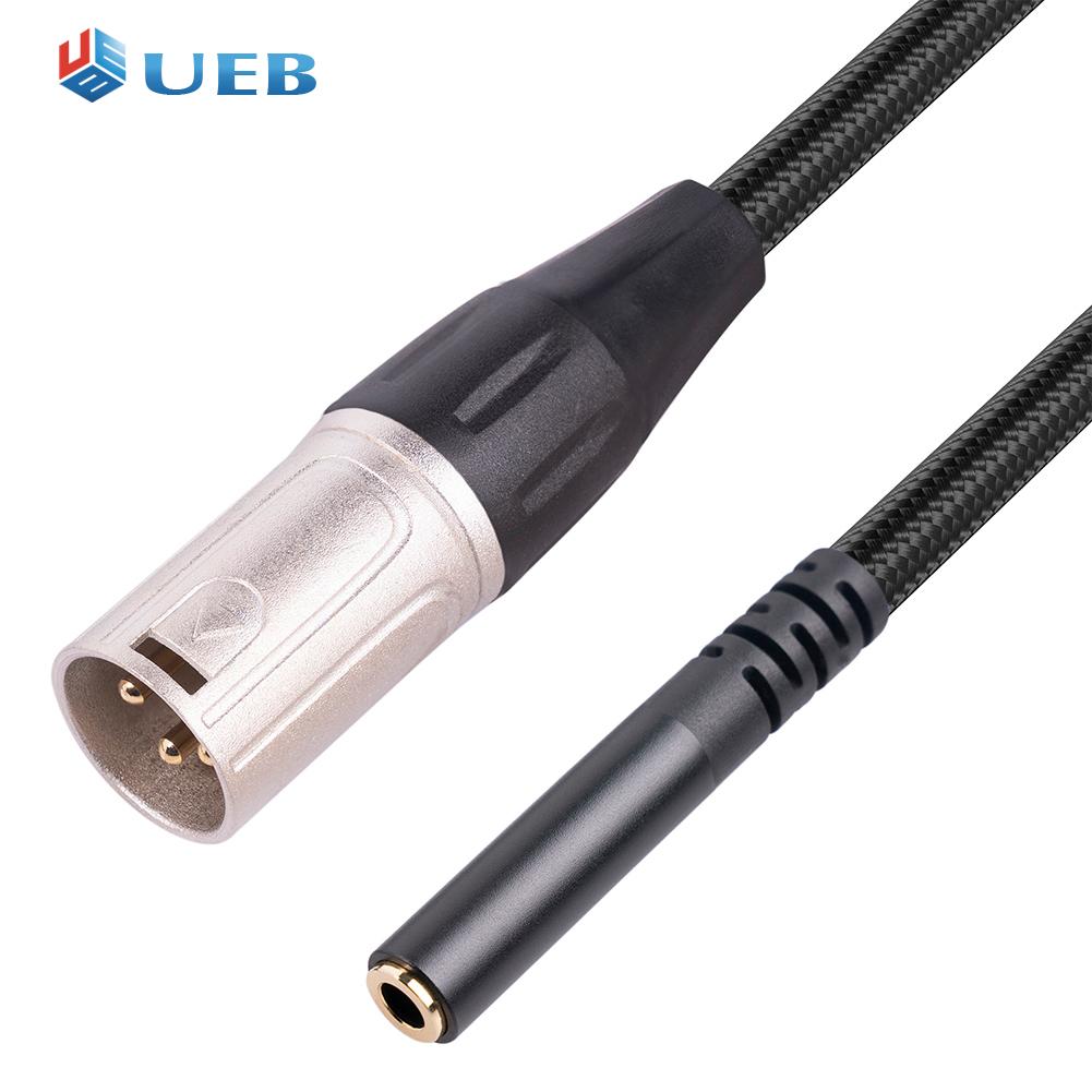 3.5mm Mini Jack Female To XLR Male Connector Audio Adapter Converter
