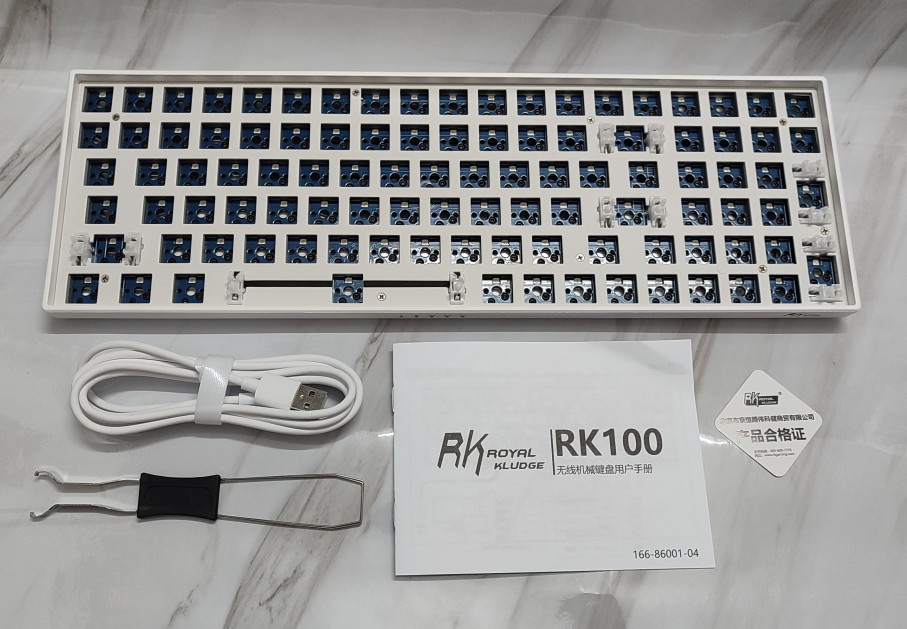 [CÓ SẴN] KIT Bàn phím cơ RK100 RK860 Led RGB - Đã LÓT FOAM sẵn - Bluetooth 5.0 | Wireless 2.4G | Dây Type C - Phần mềm Custom và tùy chỉnh Led RGB
