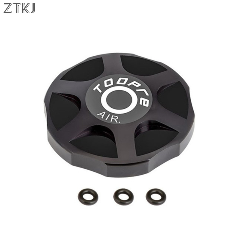 Bike Front Fork Accessory Front Fork Air Chamber Cover Aluminium Alloy Bike Air Gas Value Cover Bicycle Suspension Fork Cover
