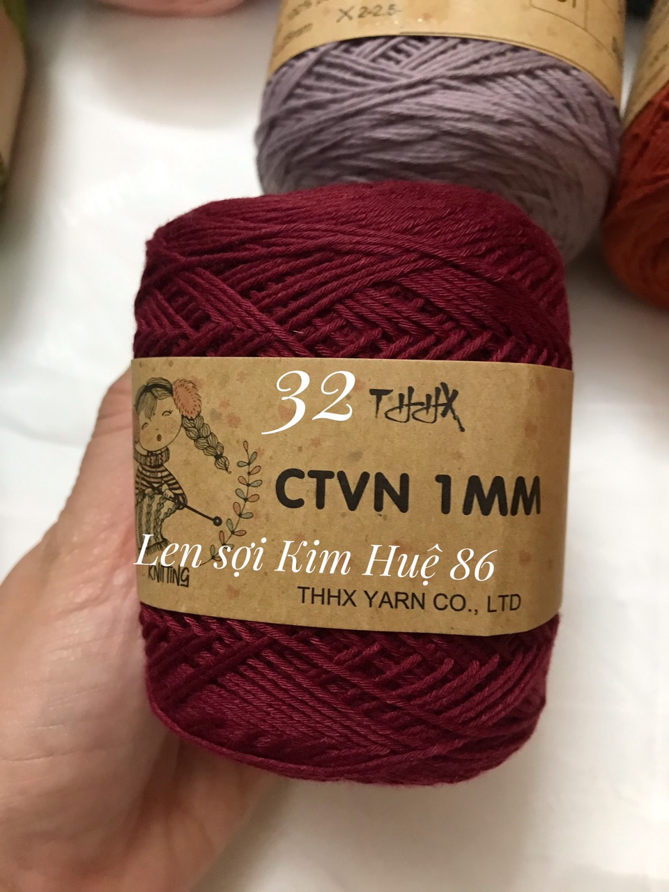 Sợi Cotton Việt Nam 1mm nhãn THHX