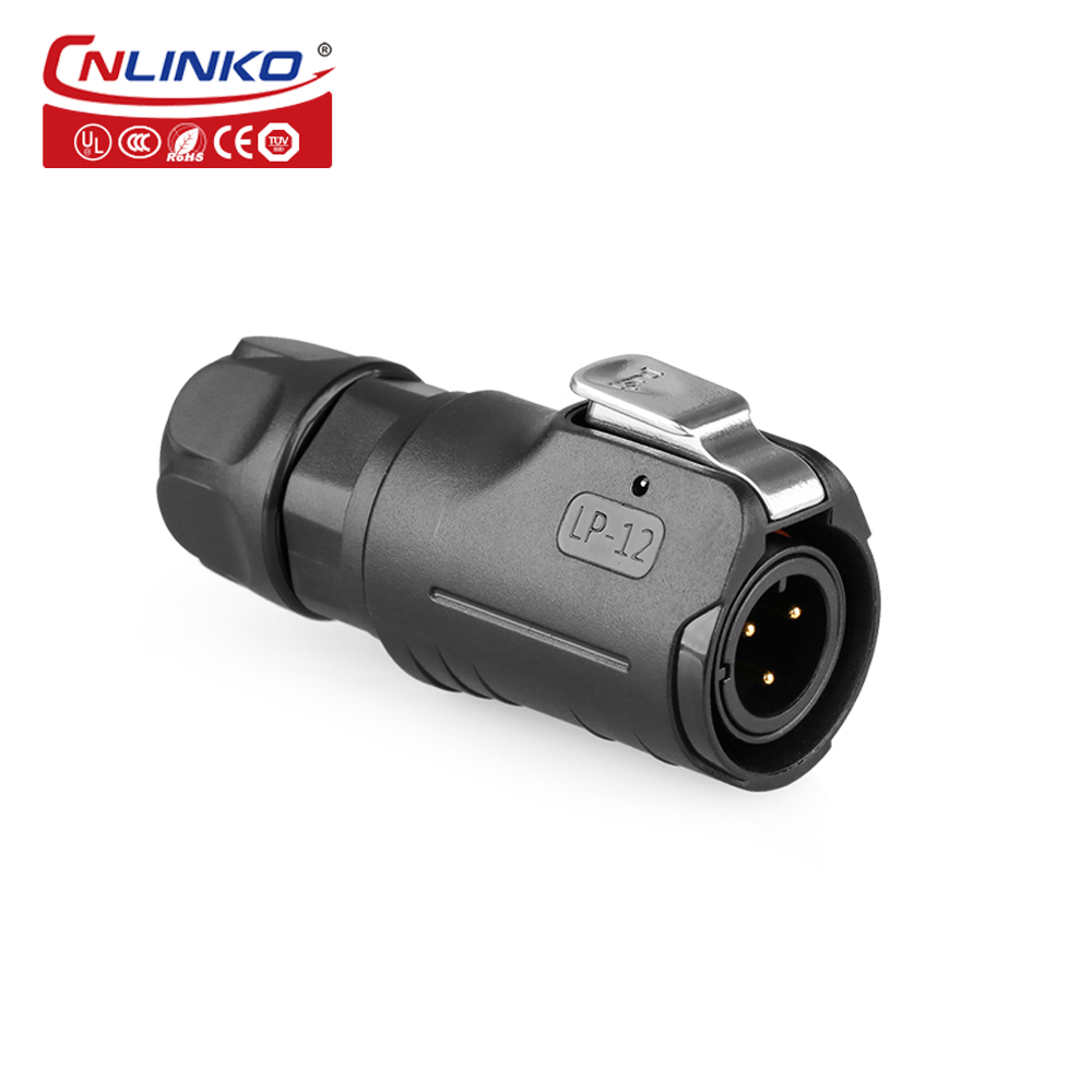 M12 2pin 3pin 4pin 5pin 6pin 7pin 8pin Waterproof Electrical Connector ...