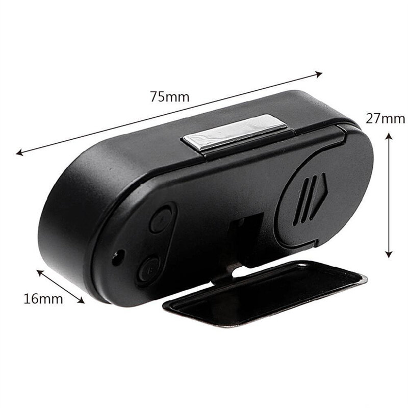 Xe Mini Đồng Hồ Điện Tử Thời Gian Đồng Hồ Tự Động Bảng Điều Khiển Đồng Hồ Sáng Nhiệt Độ Màu Đen Hiển Thị Kỹ Thuật Số Phụ Kiện Xe Hơi