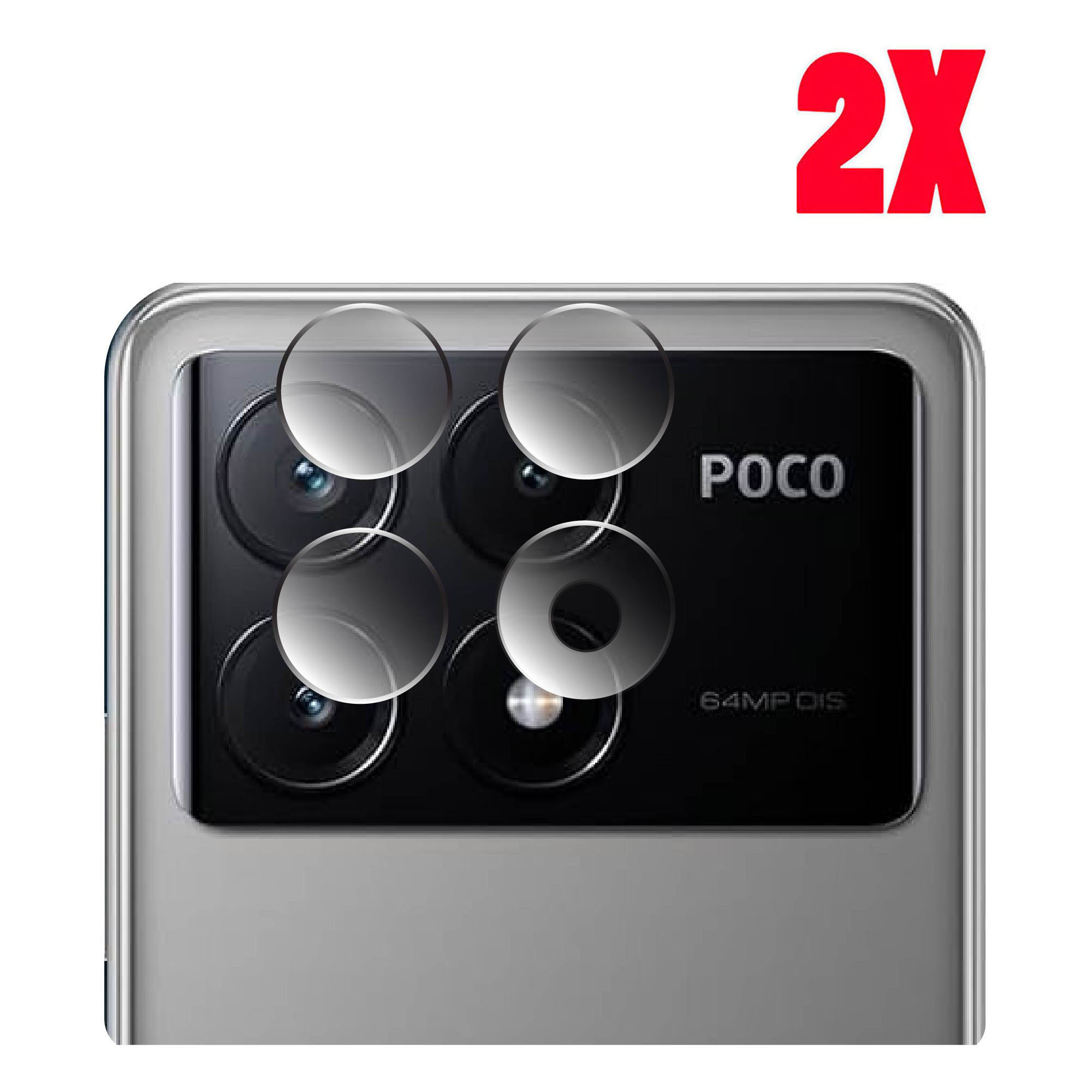 Xiaomi Poco X6 Pro Back Camera Lens Protector Gorilla Protection For ...