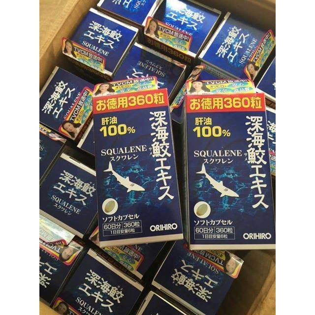 Sụn vi cá mập Orihiro Squalene 360 viên Nhật Bản