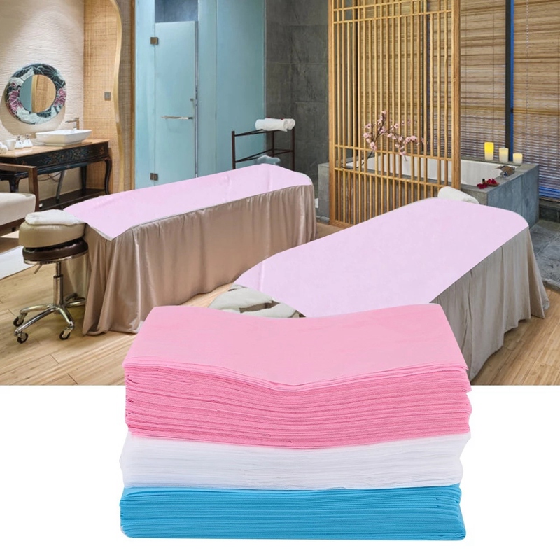 100Pcs Disposable Bed Sheet Waterproof Bed Cover Beauty Salon SPA