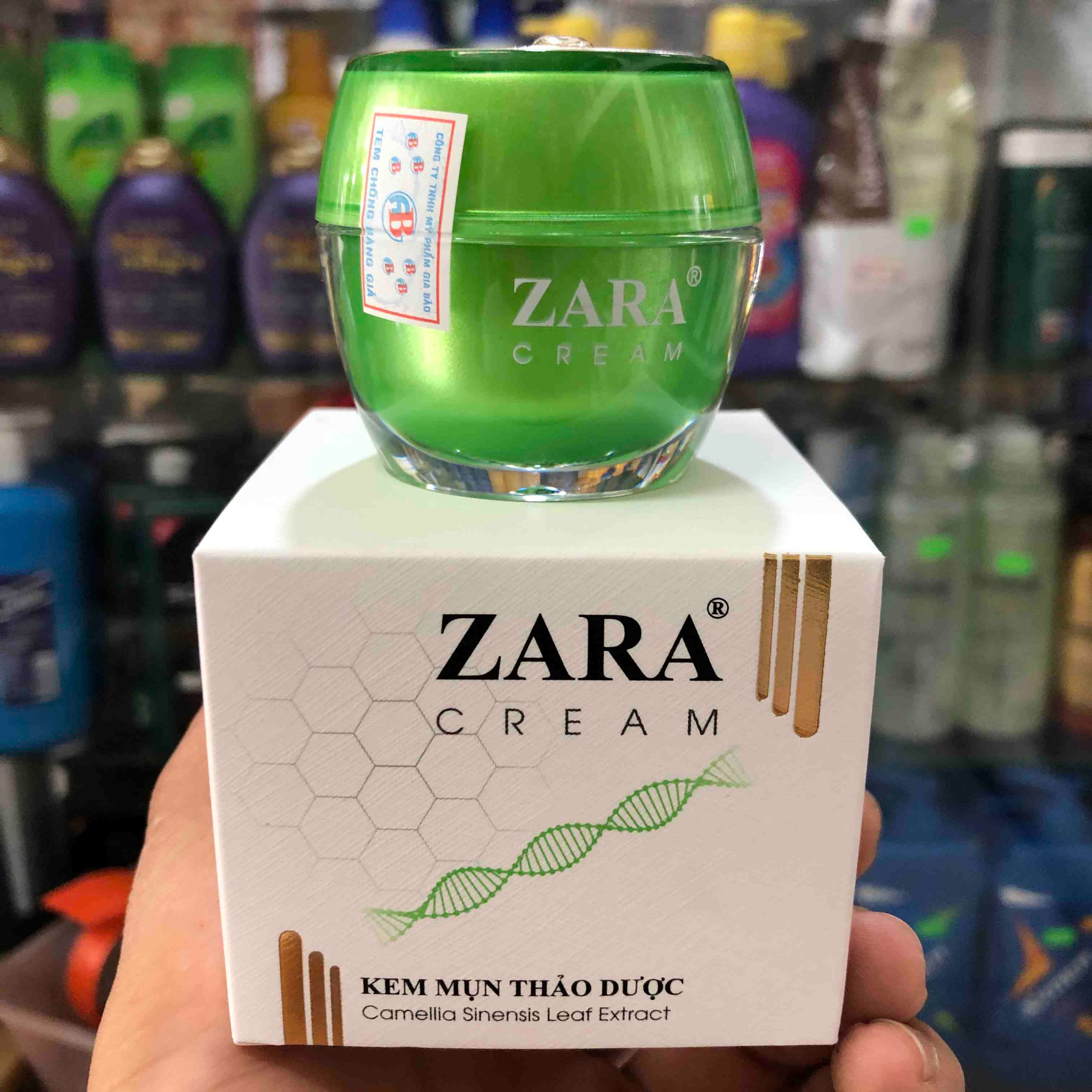 Kem ngừa mụn thảo dược Zara 12g