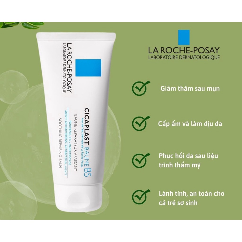 Kem Dưỡng La Roche Posay B5 phục hồi da Cicaplast Baume B5  Pháp