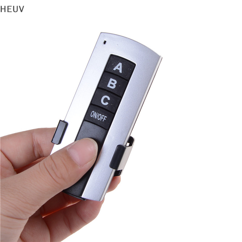 HEUV 3 Channel Wireless Remote Control Switch Digital Remote Control Switch