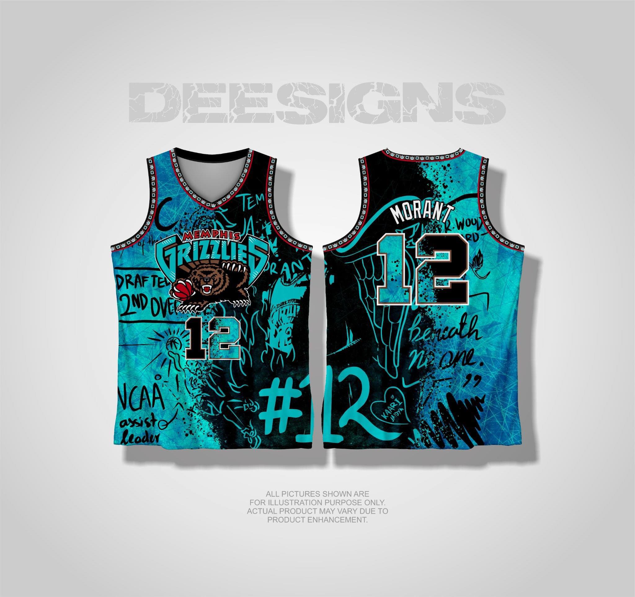 NEW MEMPHIS 07 GRIZZLIES JA MORANT BASKETBALL JERSEY FREE CUSTOMIZE OF NAME  & NUMBER ONLY full sublimation high quality fabrics/ trending jersey