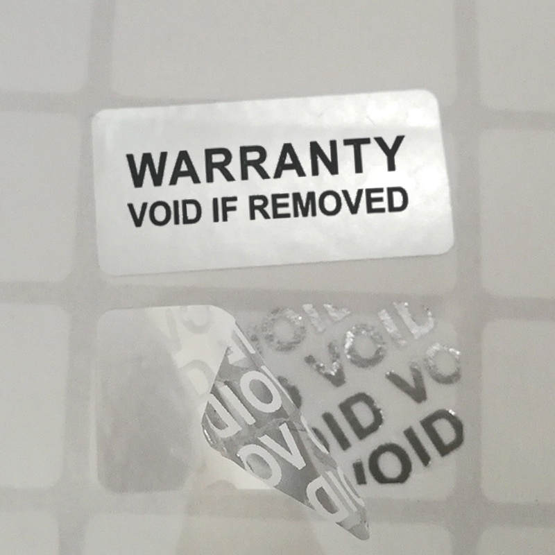 100pcs Warranty Protection Sticker (40mm*20mm) Tamper Proof Void Label Stickers.