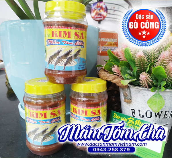 Mắm tôm chà kim sa - đặc sản gò công