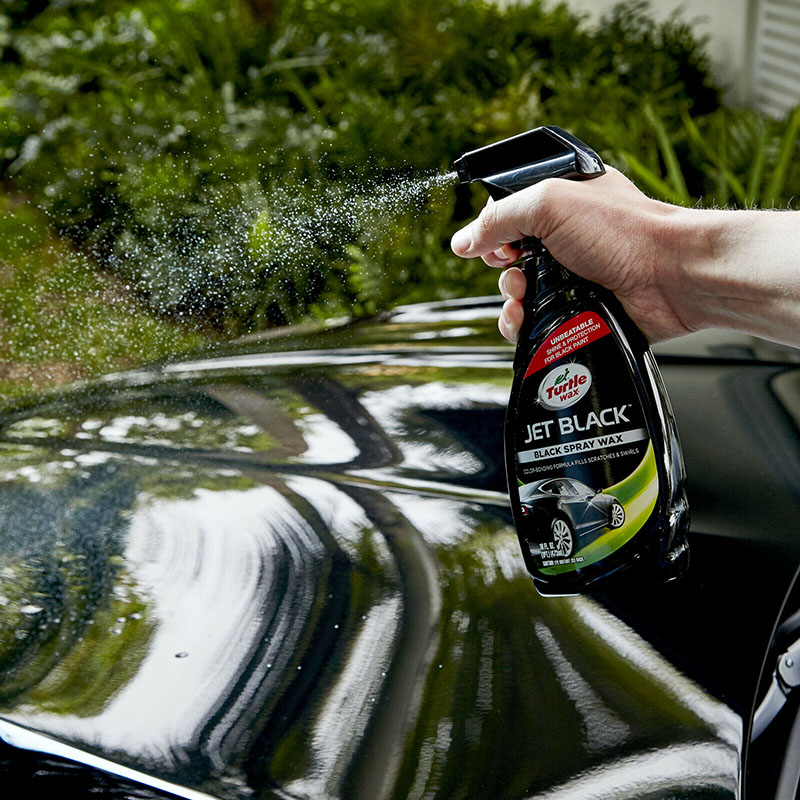 Chai xịt bóng sơn TURTLE WAX JET BLACK 473ml