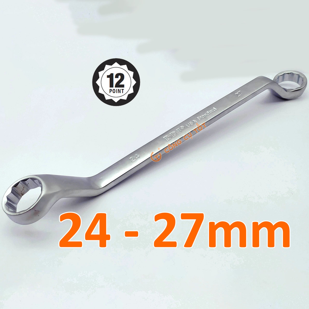 Cờ lê 2 đầu vòng DFJ size tùy chọn