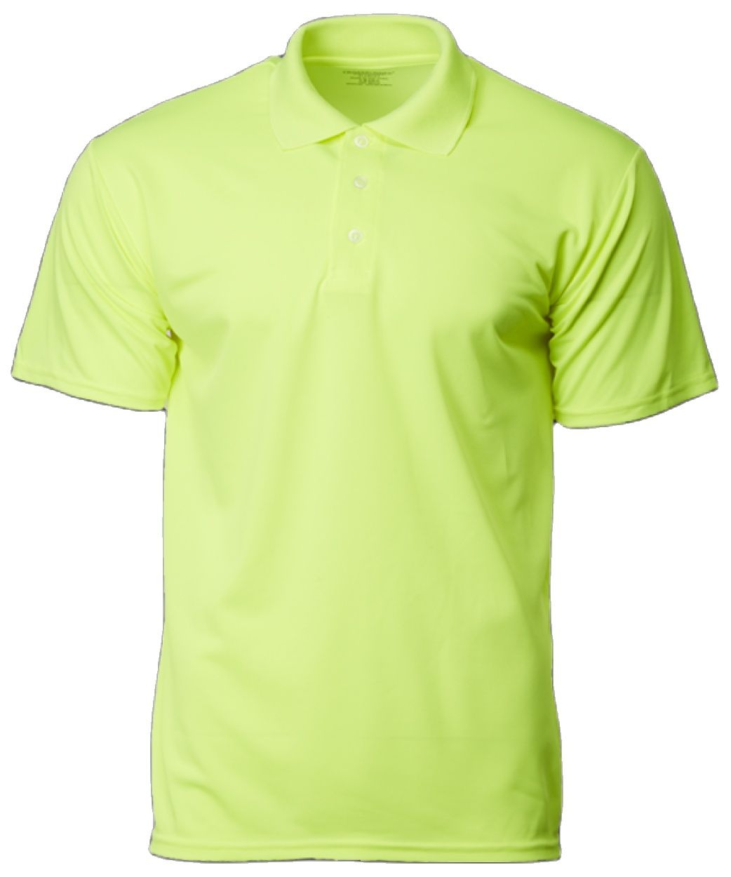 Neon Green Polo Dri Fit Dry Pique Shirt 