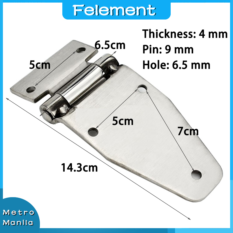 Side Truck Hinges HeavyDuty Galvanized Iron SideDoor Hardware & Locks