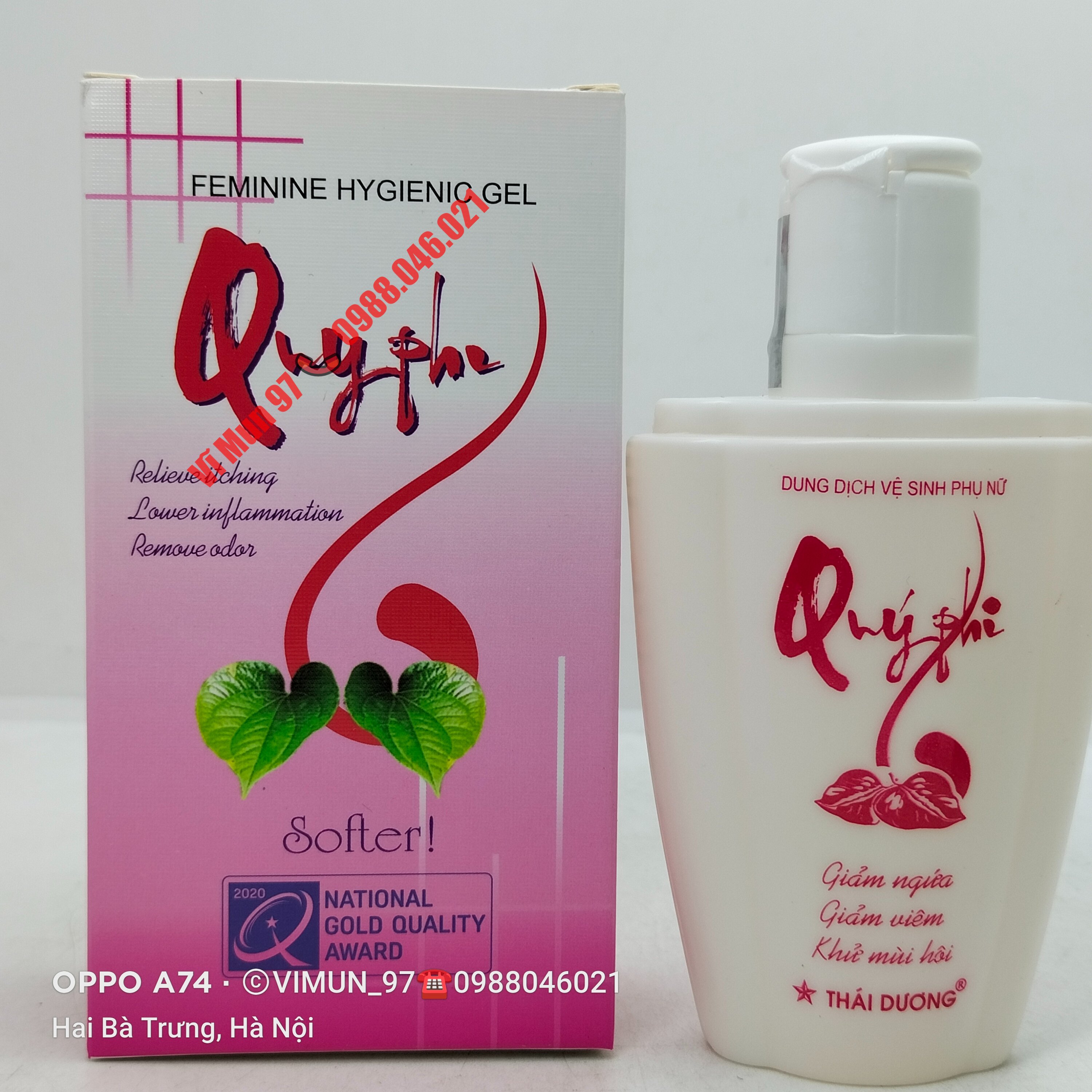 Dung dịch vệ sinh phụ nữ Quý Phi Đỏ chai 120ml