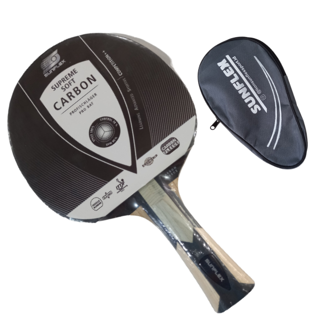 Bet Tenis Meja Sunflex Supreme Soft Carbon Lazada Indonesia