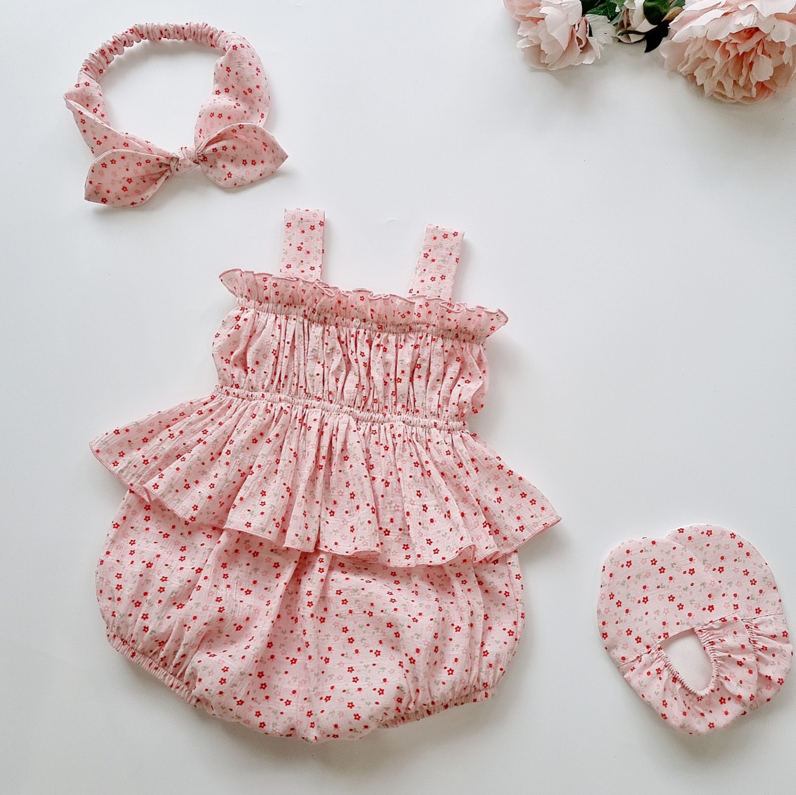 [ CÓ QUÀ TẶNG 💝 ] Body áo liền quần cho bé đầy tháng, thôi nôi