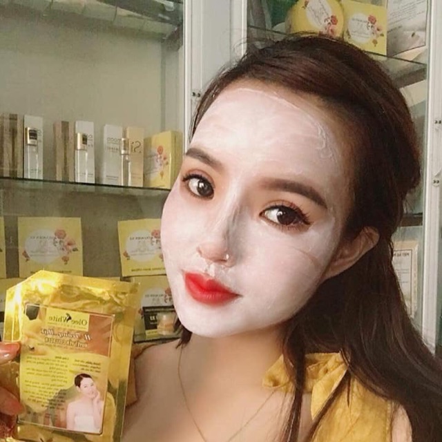 Ủ trắng mặt huyết yến collagen cho làn da trắng sáng