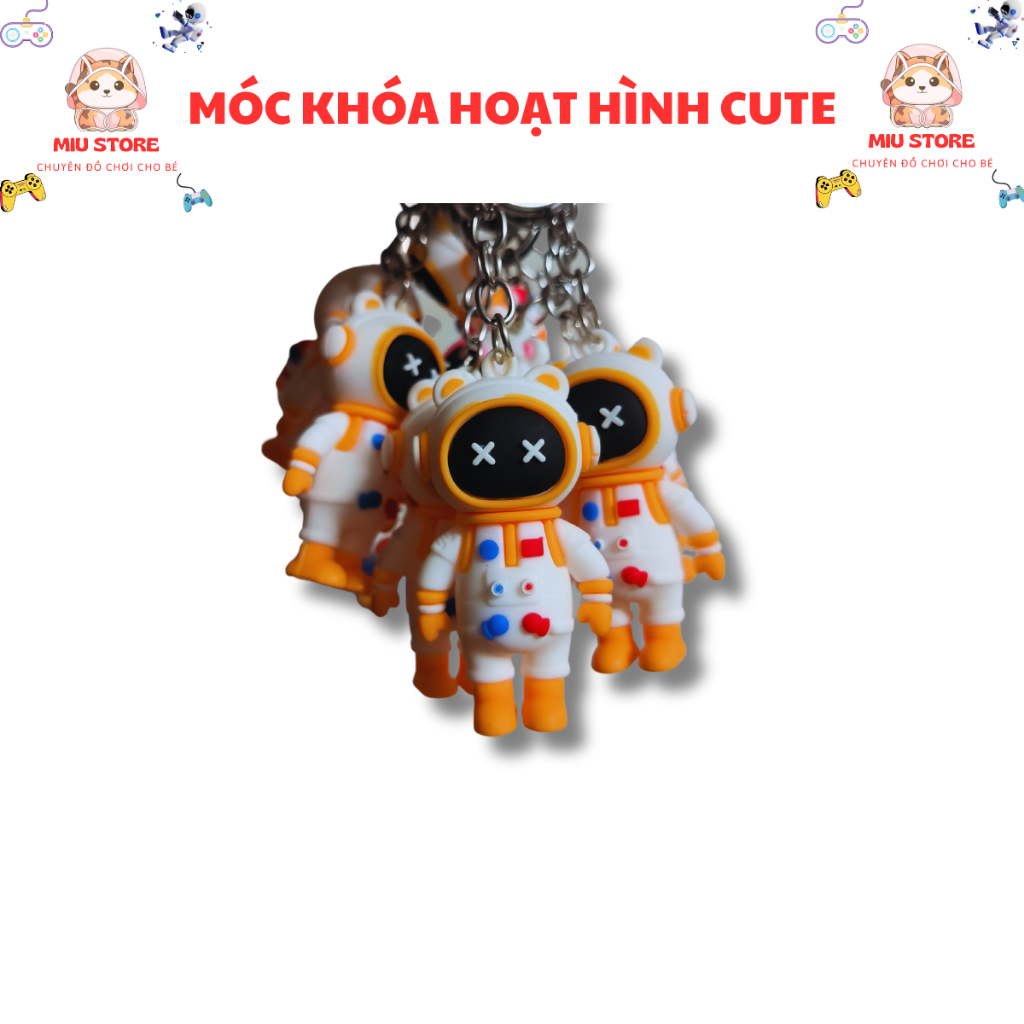 Móc Khóa Silicon Hoạt Hình Nhiều Mẫu