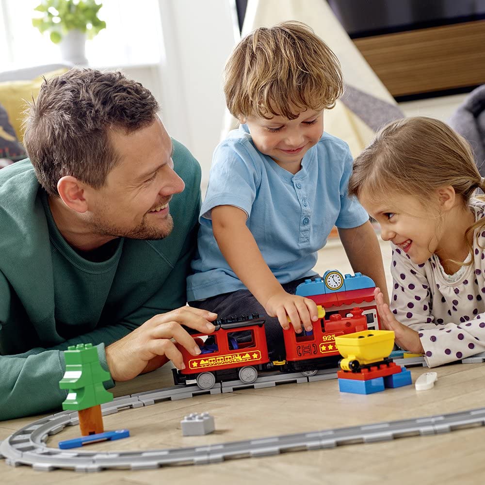 [HAPPY BRICKS] LEGO  DUPLO - 10874 - XE LỬA HƠI NƯỚC - STEAM TRAIN