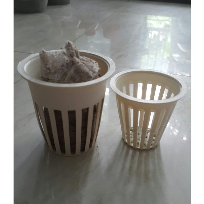 100 Rọ thủy canh trồng rau 55x50x30mm (Rọ nhỏ)