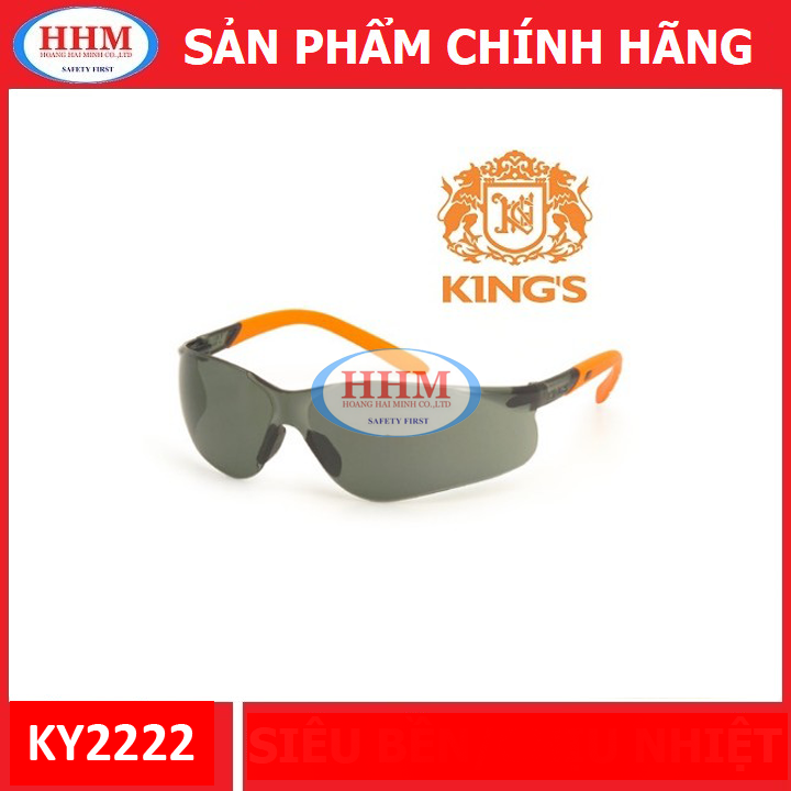 Kính bảo hộ king ky2222 màu đen