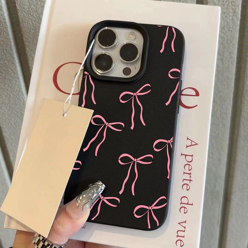 Handyhülle Aus Leder Für Iphone 16 15 14 13 12 11 Pro Max Pink_voghion.com