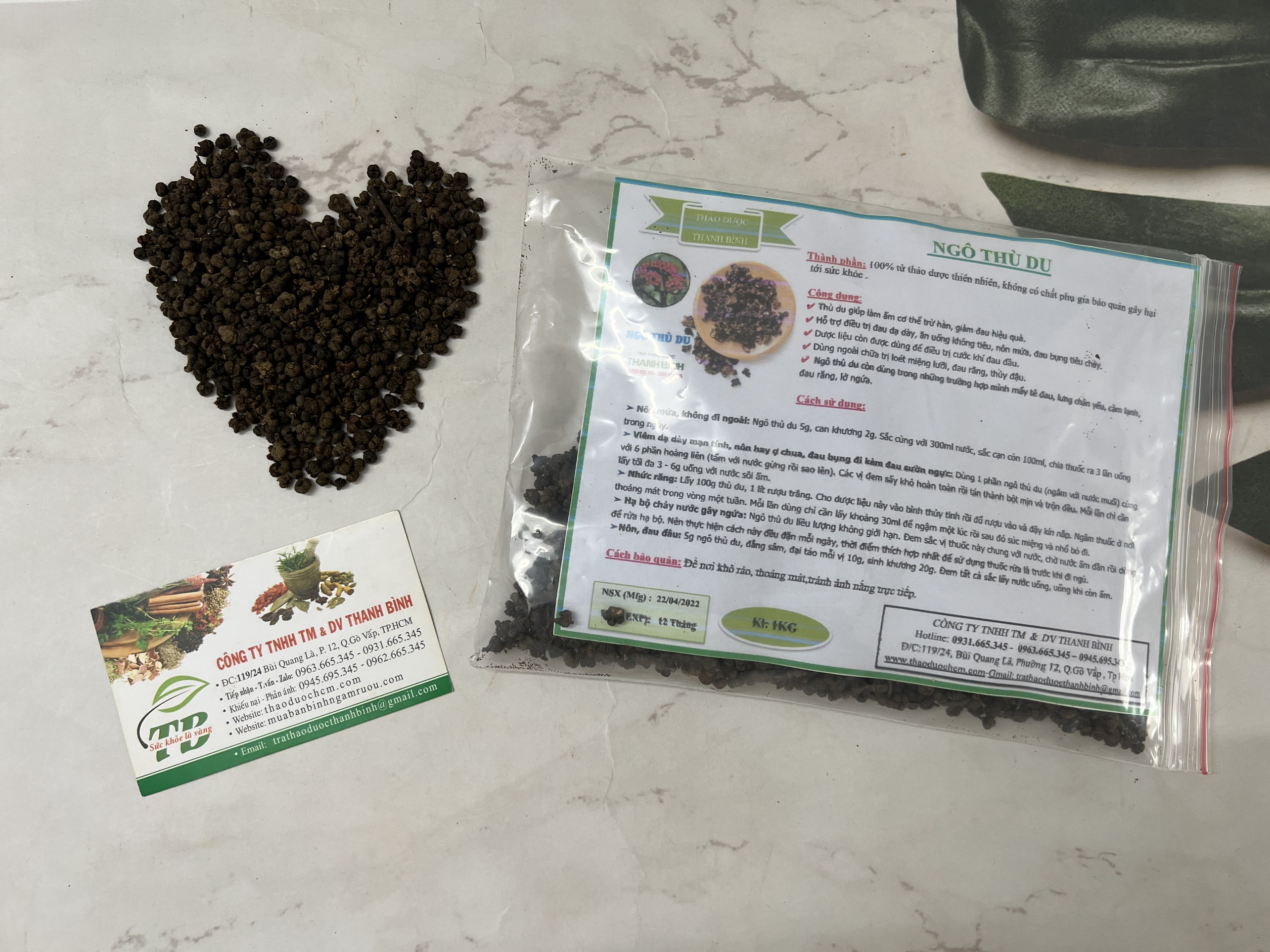 Ngô Thù Du 100G - Gíup Tiêu Hóa Tốt Hơn