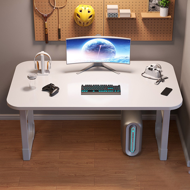 Foldable computer desk, desktop desk, home office desk, bedroom small table, simple study table, rectangular dining table